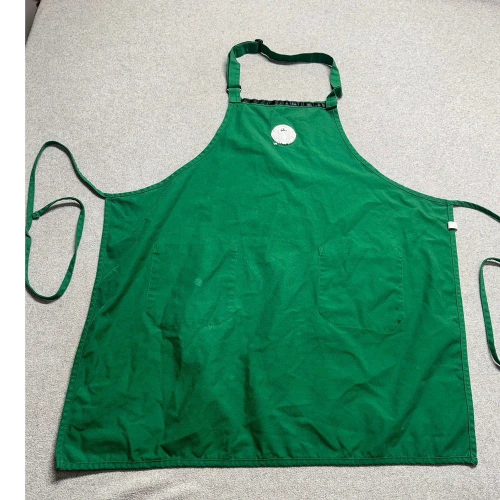 Starbucks Green Barista Apron Coffee Shop Uniform Adjustable 2 Pocket Siren Logo